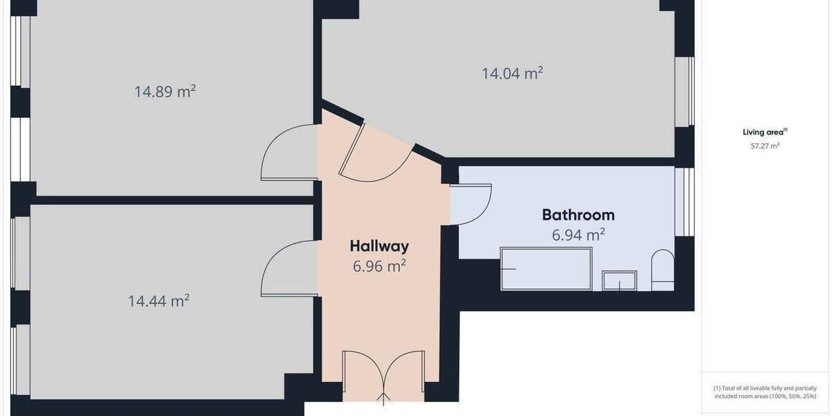 Etagenwohnung Leipzig Plagwitz - 2 Zimmer, 57 m&sup2;, 570&euro; | Angebot:26904130