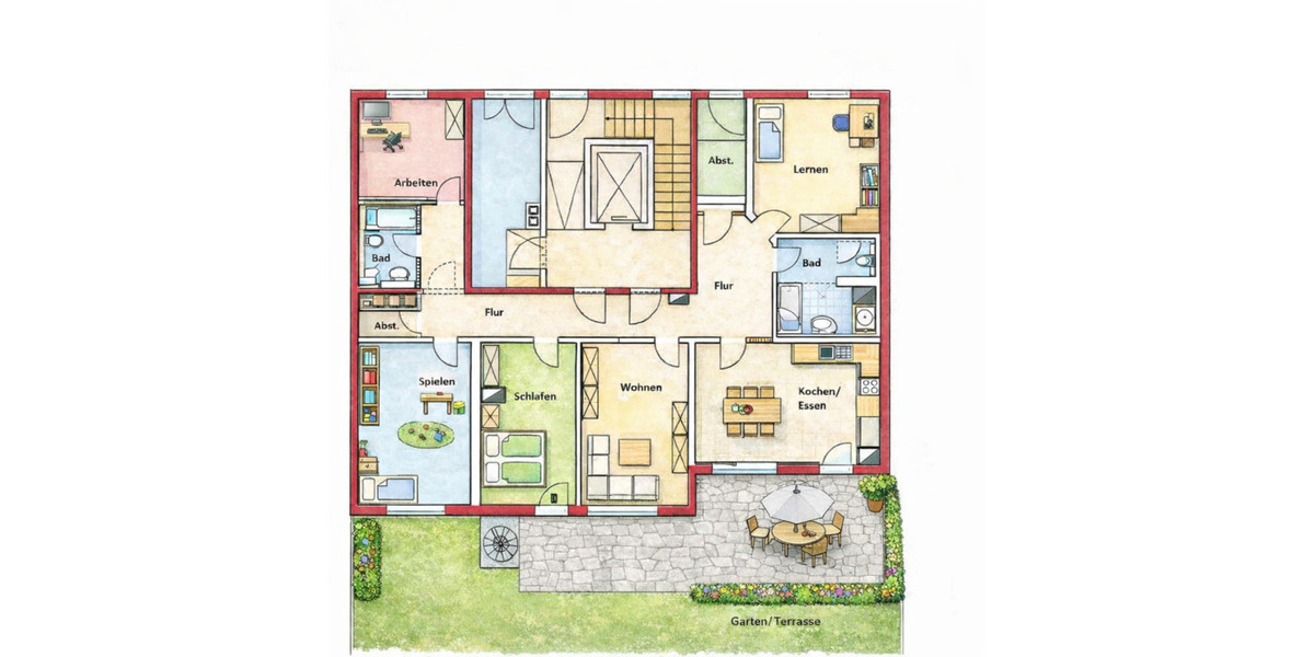 Etagenwohnung Leipzig Südvorstadt - 5 Zimmer, 159 m&sup2;, 584.400&euro; | Angebot:26017834