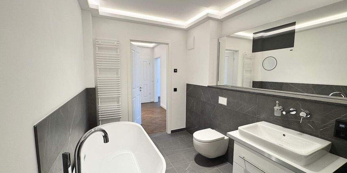 Ruhiger Erstbezug! + Parkett + Fußbodenheizung + 30 m² Wohnen & Essen + Wanne & Dusche + LED-Licht 2 zimmer