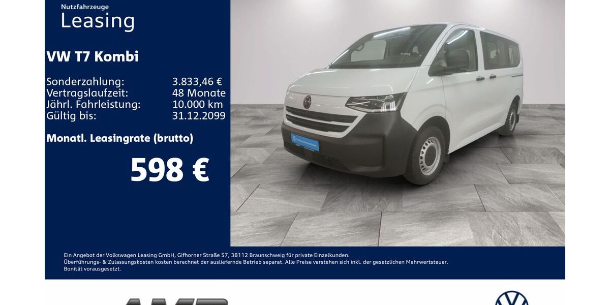 VW T7 Kombi 6.000 km 42.680 &euro; Borna 04552