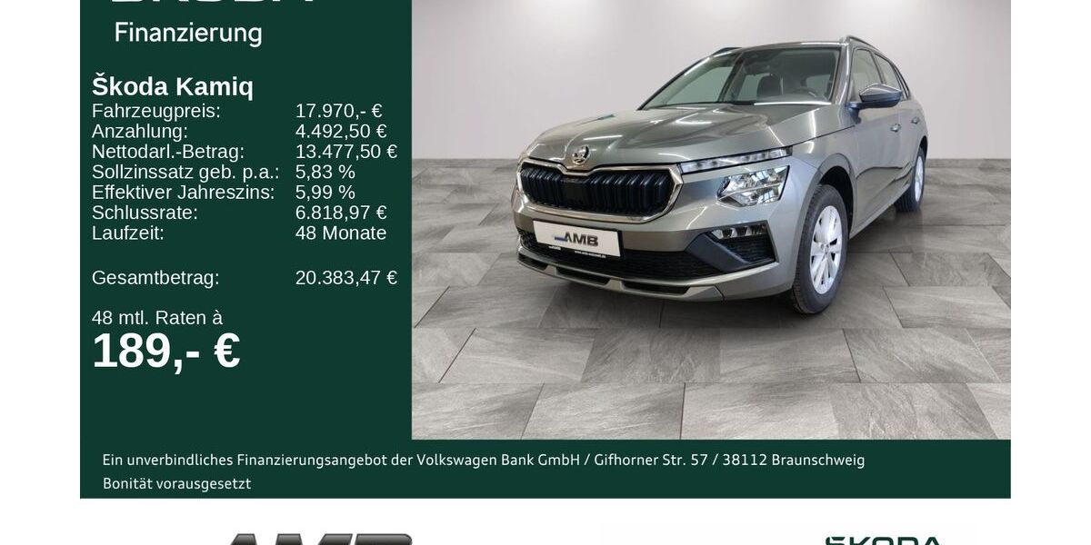 Skoda Kamiq 24.210 km 17.970 &euro; Borna 04552