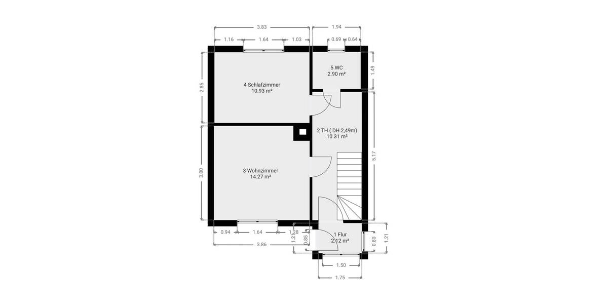 Reihenmittelhaus Leipzig Wahren - 5 Zimmer, 73 m&sup2;, 320.000&euro; | Angebot:26401109