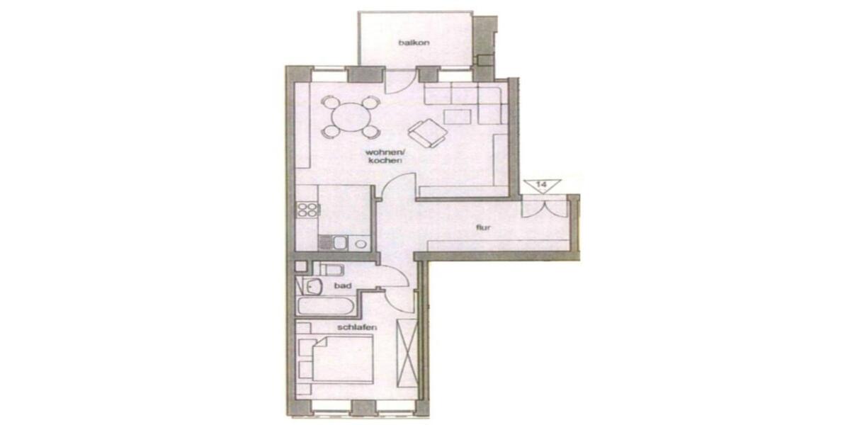 Hochparterre Leipzig Altwest - 2 Zimmer, 60 m&sup2;, 640&euro; | Angebot:25582029