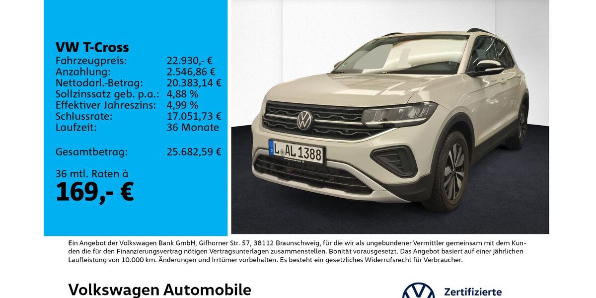 VW T-Cross 14.000 km 22.930 &euro; Leipzig 04178