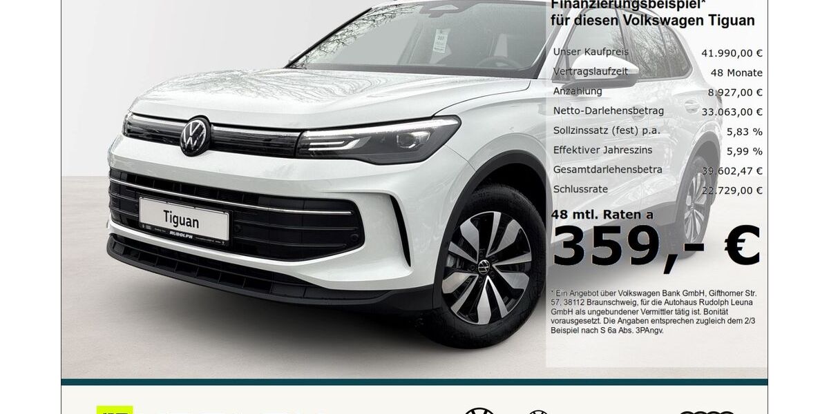 VW Tiguan 6.000 km 39.980 &euro; Leuna 06237