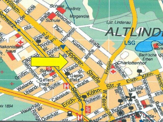 Etagenwohnung Leipzig / Lindenau Altlindenau - 2 Zimmer, 57 m&sup2;, 119.500&euro; | Angebot:26014648