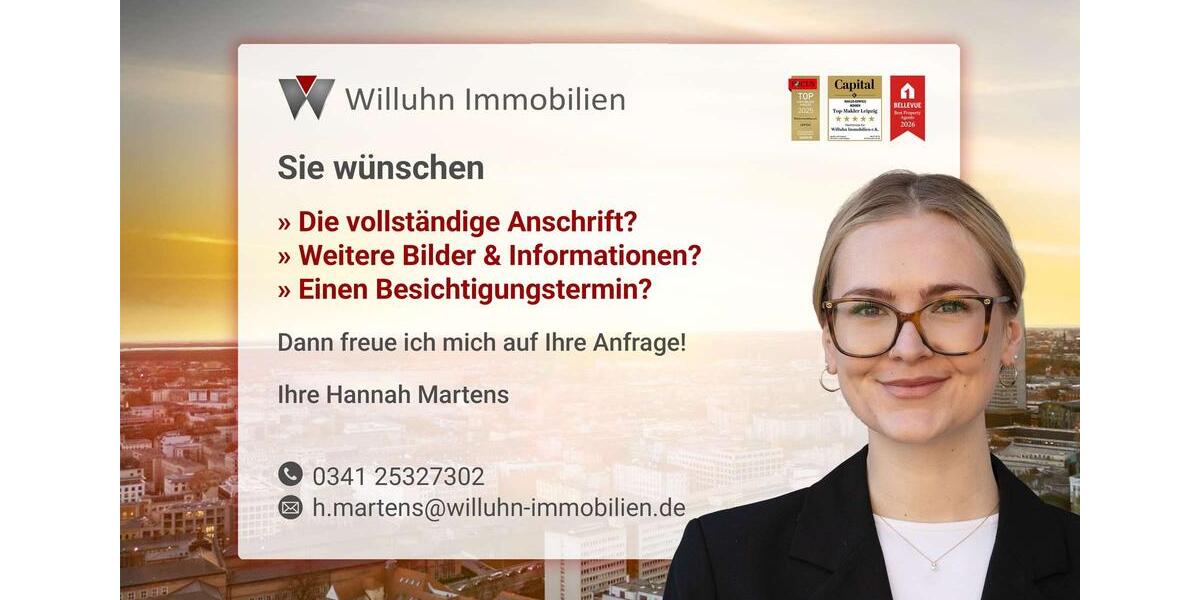 Etagenwohnung Leipzig Nordwest - 2 Zimmer, 65 m&sup2;, 808&euro; | Angebot:25379793