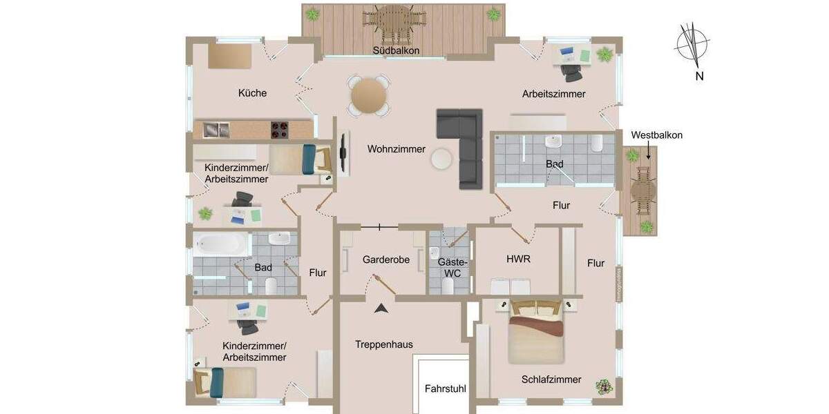 Etagenwohnung Leipzig Leutzsch - 5 Zimmer, 154 m&sup2;, 945.000&euro; | Angebot:25709025