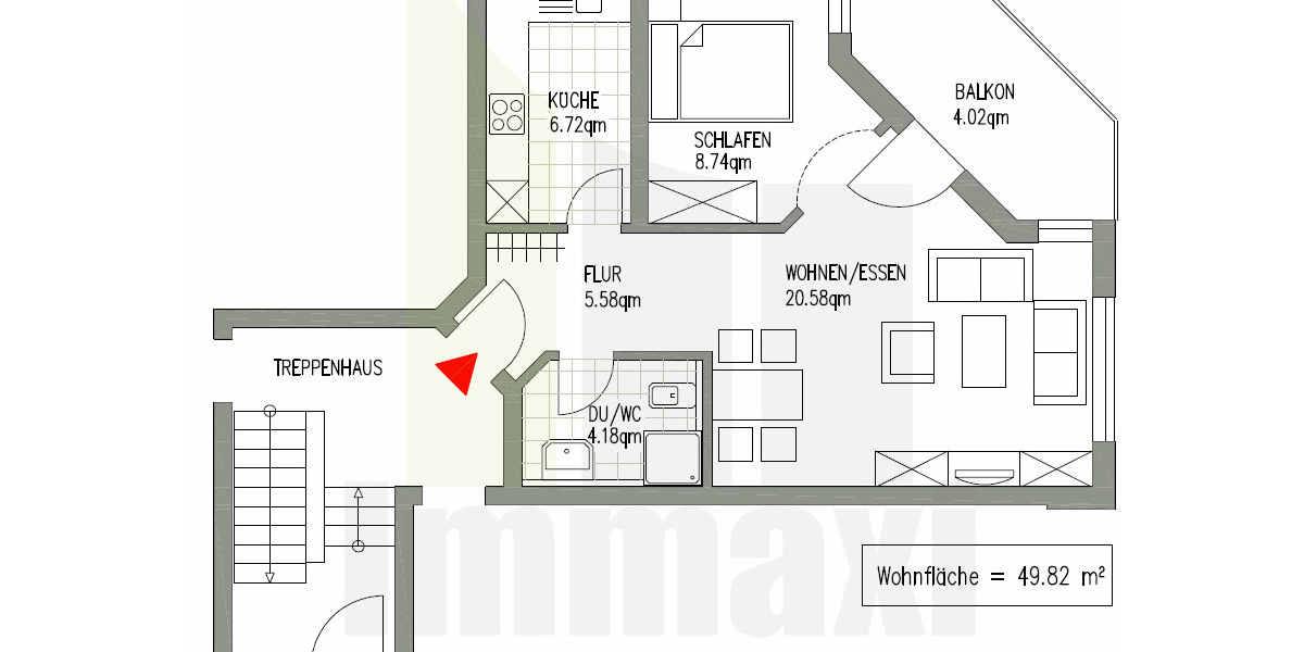 AB 01.07.2026 + MARKKLEEBERG + 2 ZIMMER + ERDGESCHOSS + BALKON - Erdgeschoßwohnung Markkleeberg Großstädteln | Angebot:27082682