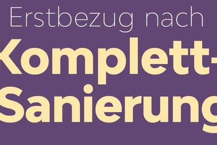Erstbezug nach Komplettsanierung - EG mitte