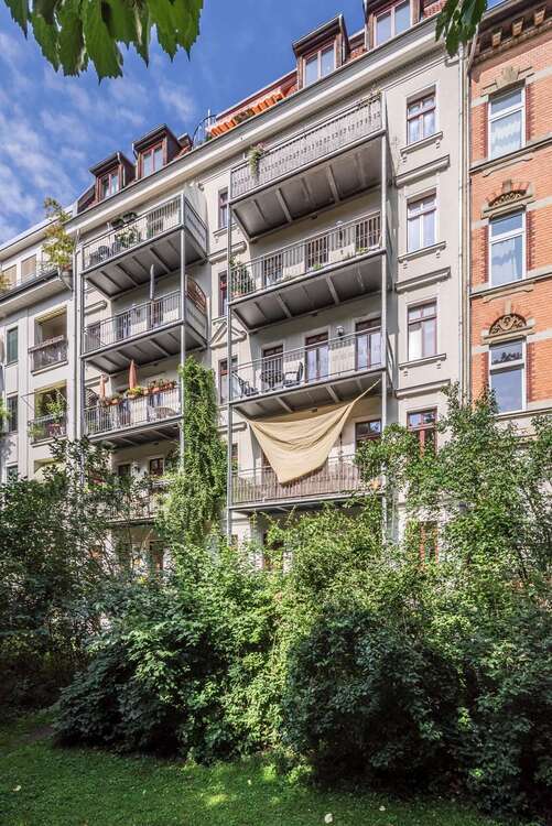 Bezugsfrei: Penthouse mit Loggia und Dachterrasse, einzigartiger Blick über den Clara-Zetkin-Park 5 zimmer
