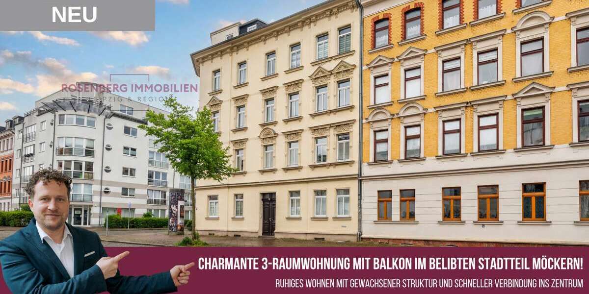 Etagenwohnung Leipzig / Möckern Möckern - 3 Zimmer, 55 m&sup2;, 99.900&euro; | Angebot:26617338