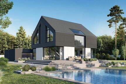 Luxus-Neubau mit großem Grundstück, Doppelgarage und Gästehaus Nähe Golfplatz zu verkaufen! 5 zimmer