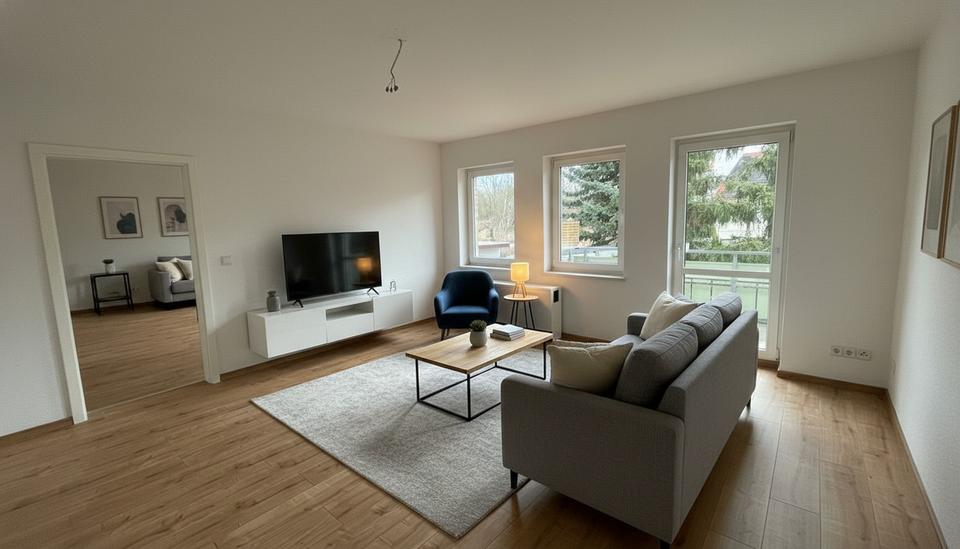 Etagenwohnung Schkeuditz - 3 Zimmer, 84 m&sup2;, 880&euro; | Angebot:25352442