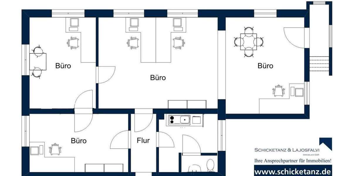 Gewerbeobjekt Borsdorf Panitzsch - 3 Zimmer, 665&euro; | Angebot:25709011