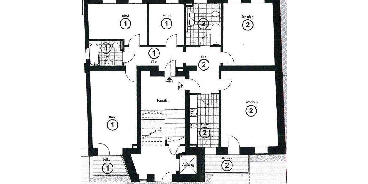 Etagenwohnung Leipzig Altlindenau - 5 Zimmer, 125 m&sup2;, 386.170&euro; | Angebot:26156457