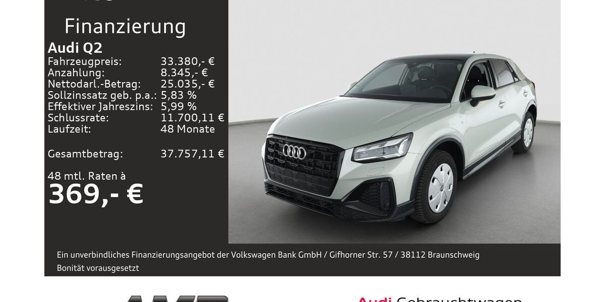 Audi Q2 4.090 km 33.280 &euro; Borna 04552