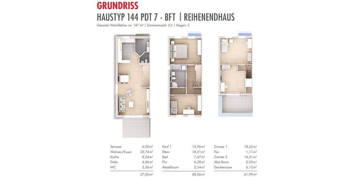 Reihenendhaus Leipzig / Eutritzsch Eutritzsch - 5 Zimmer, 148 m&sup2;, 539.900&euro; | Angebot:25212462