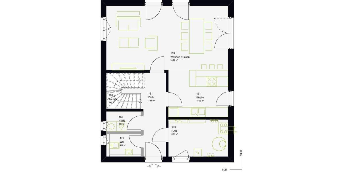 Einfamilienhaus Zwenkau - 4 Zimmer, 134 m&sup2;, 463.000&euro; | Angebot:25692446
