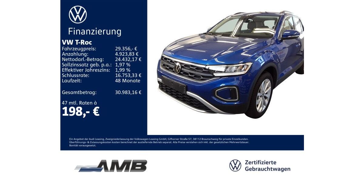 VW T-Roc 10.340 km 28.780 &euro; Borna 04552