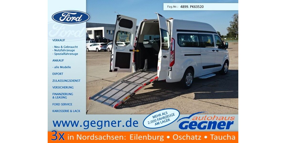 Ford Transit Custom 62 km 58.840 &euro; Eilenburg 04838