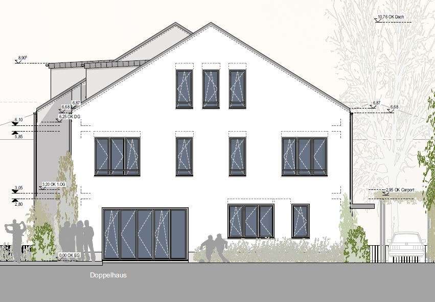 Wir bauen für Sie! - Stadtnah & Naturverbunden: Exklusive Doppelhaushälfte in Burghausen 4 zimmer