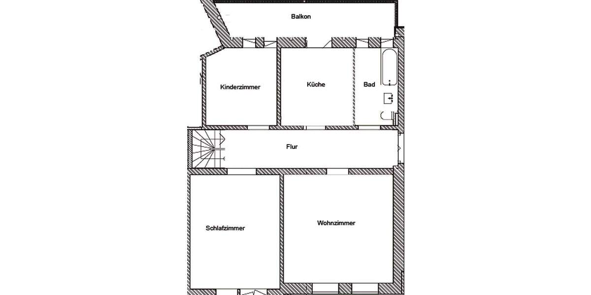 Etagenwohnung Markranstädt - 4 Zimmer, 89 m&sup2;, 850&euro; | Angebot:25822373