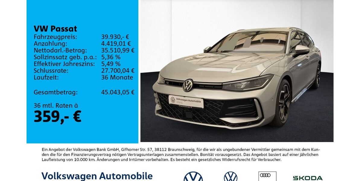 VW Passat 19.986 km 38.960 &euro; Leipzig 04178