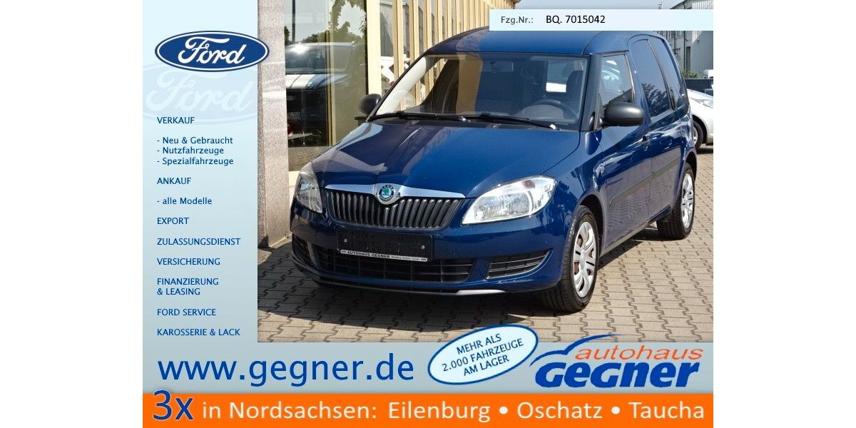Skoda Roomster 57.482 km 4.440 &euro; Eilenburg 04838