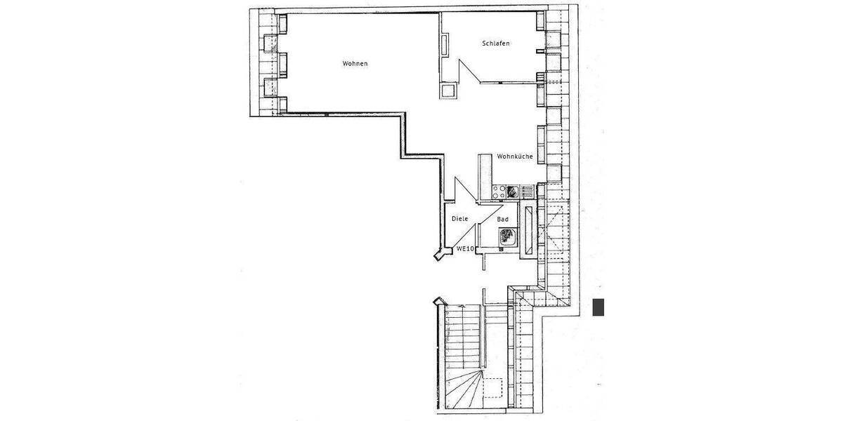 Etagenwohnung Leipzig Südvorstadt - 1 Zimmer, 266 m&sup2;, 690.000&euro; | Angebot:25735010