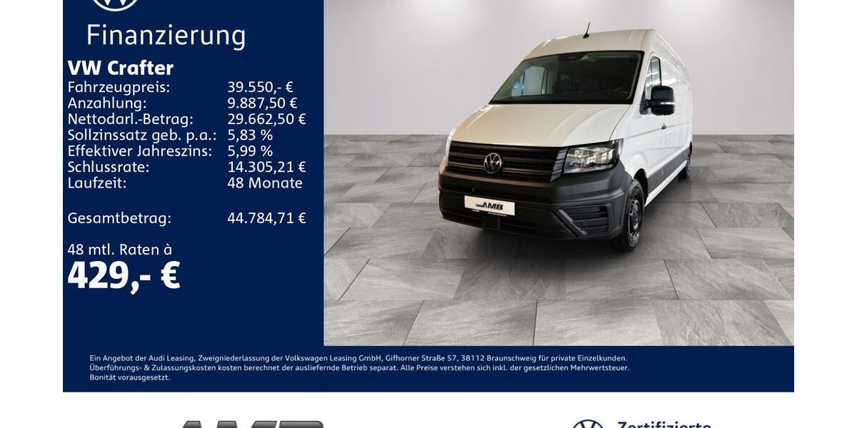 VW Crafter 9.000 km 39.550 &euro; Borna 04552