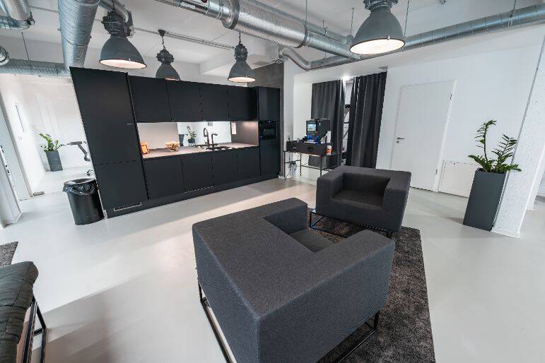 Moderner Coworkingspace Arbeiten der Zukunft Flexibilität pur - All-in-Miete