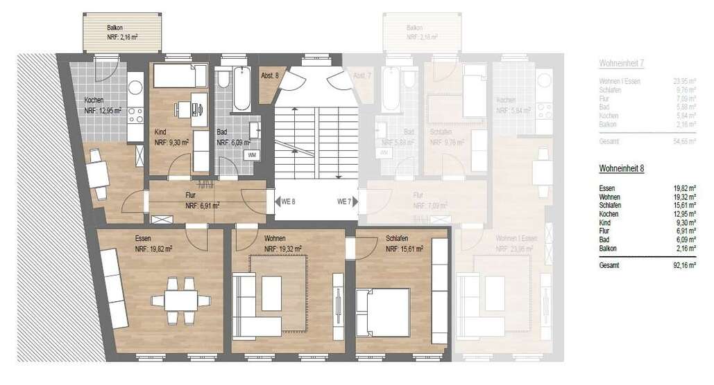 Bezugsfreie 4-R-Wohnung in denkmalgeschützten Gründerzeitgebäude, Anger-Crottendorf, mit Balkon 4 zimmer