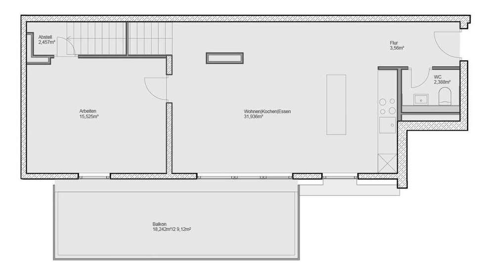 Exklusives Penthouse auf zwei Ebenen – 5 Zimmer, 2 Balkone, 2 Bäder - bald bezugsfertig! 5 zimmer