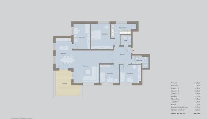 Etagenwohnung Leipzig Zentrum-Nordwest - 5 Zimmer, 163 m&sup2;, 1.100.000&euro; | Angebot:20957040