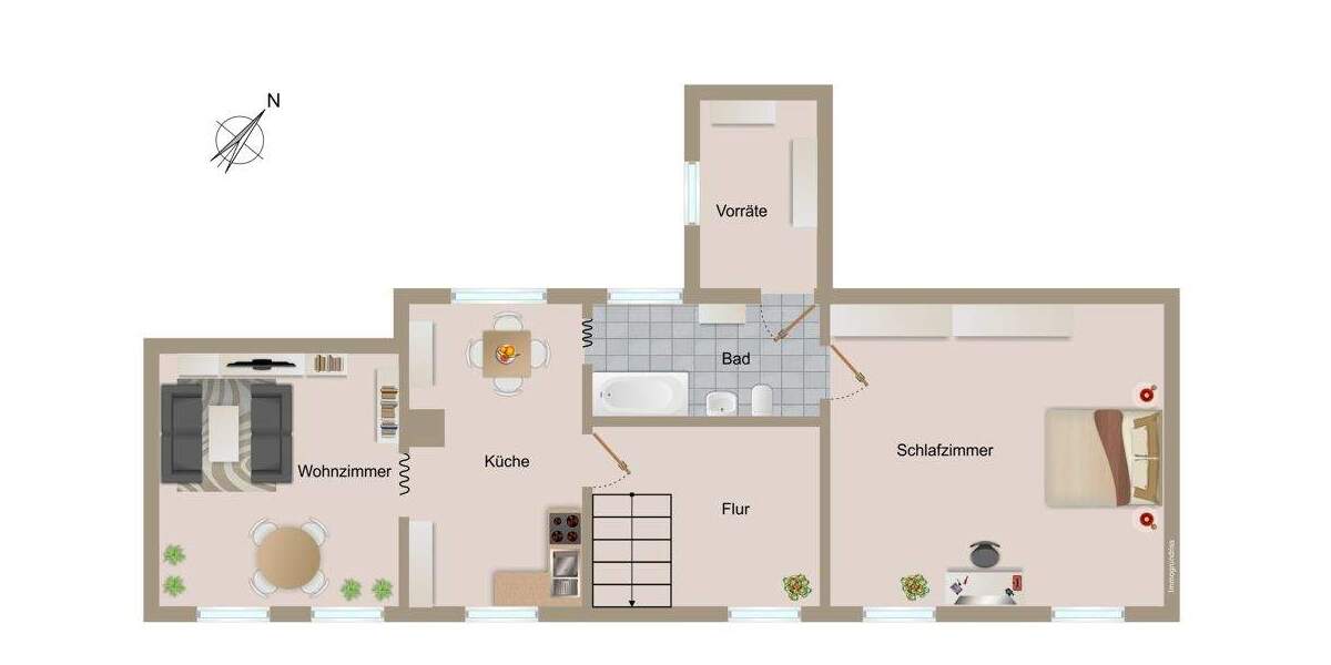 Einfamilienhaus Brandis - 5 Zimmer, 120 m&sup2;, 210.000&euro; | Angebot:25709029