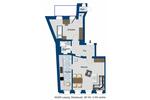 Etagenwohnung Leipzig Altwest - 2 Zimmer, 64 m&sup2;, 599&euro; | Angebot:26389045
