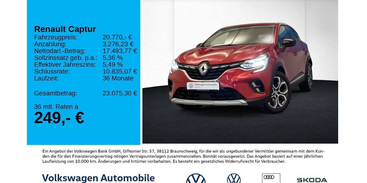 Renault Captur 25.328 km 20.270 &euro; Leipzig 04277