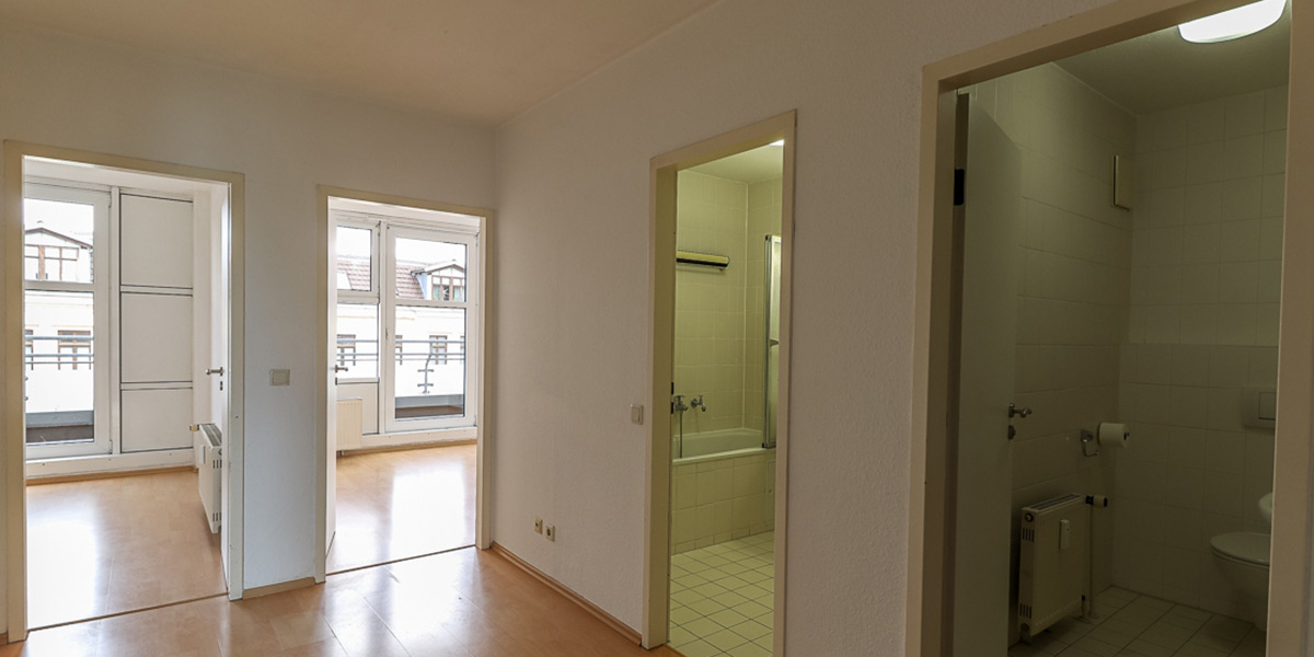 LEIPZIG-GOHLIS + 3-RAUM WOHNUNG MIT BALKON + AUFZUG AB SOFORT - Dachgeschoßwohnung Leipzig Gohlis-Mitte | Angebot:26800503
