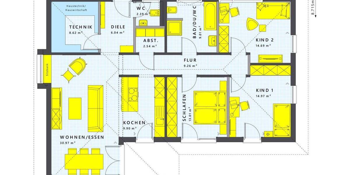 Mehrfamilienhaus, Wohnhaus Neukieritzsch - 4 Zimmer, 110 m&sup2;, 576.300&euro; | Angebot:26501363