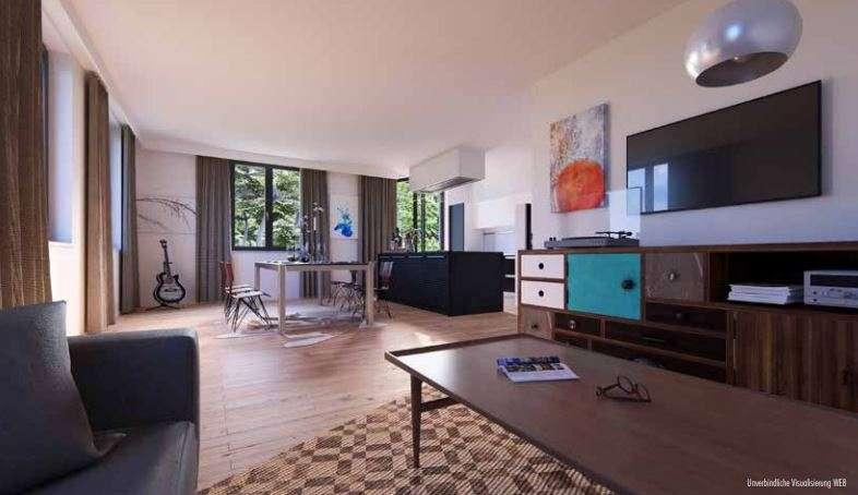 Erdgeschoßwohnung Leipzig Altwest - 2 Zimmer, 85 m&sup2;, 1.445&euro; | Angebot:26479905