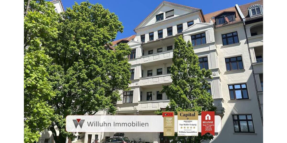 Bald bezugsfrei | 130 Quadratmeter | 2 Balkone | Kamin | Denkmalimmobilie 4 zimmer