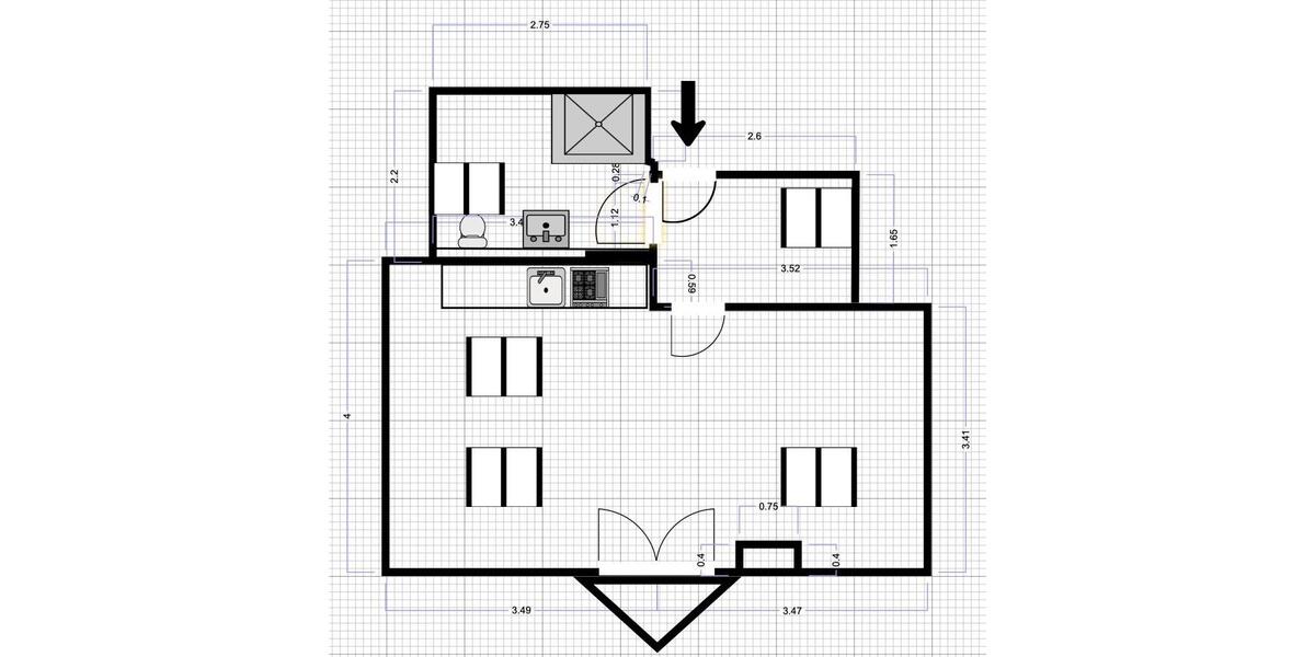 Dachgeschoßwohnung Leipzig Süd - 1 Zimmer, 30 m&sup2;, 695&euro; | Angebot:26084895