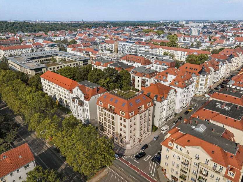 KfW40-Neubauprojekt in der beliebten Südvorstadt: 4Raum-Wohnung mit großem Balkon zum Eigentum 4 zimmer