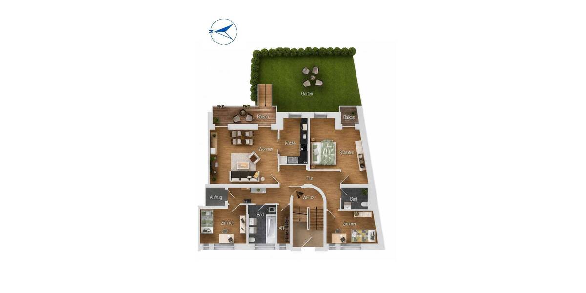 Etagenwohnung Leipzig Eutritzsch - 4 Zimmer, 106 m&sup2;, 350.000&euro; | Angebot:26487009