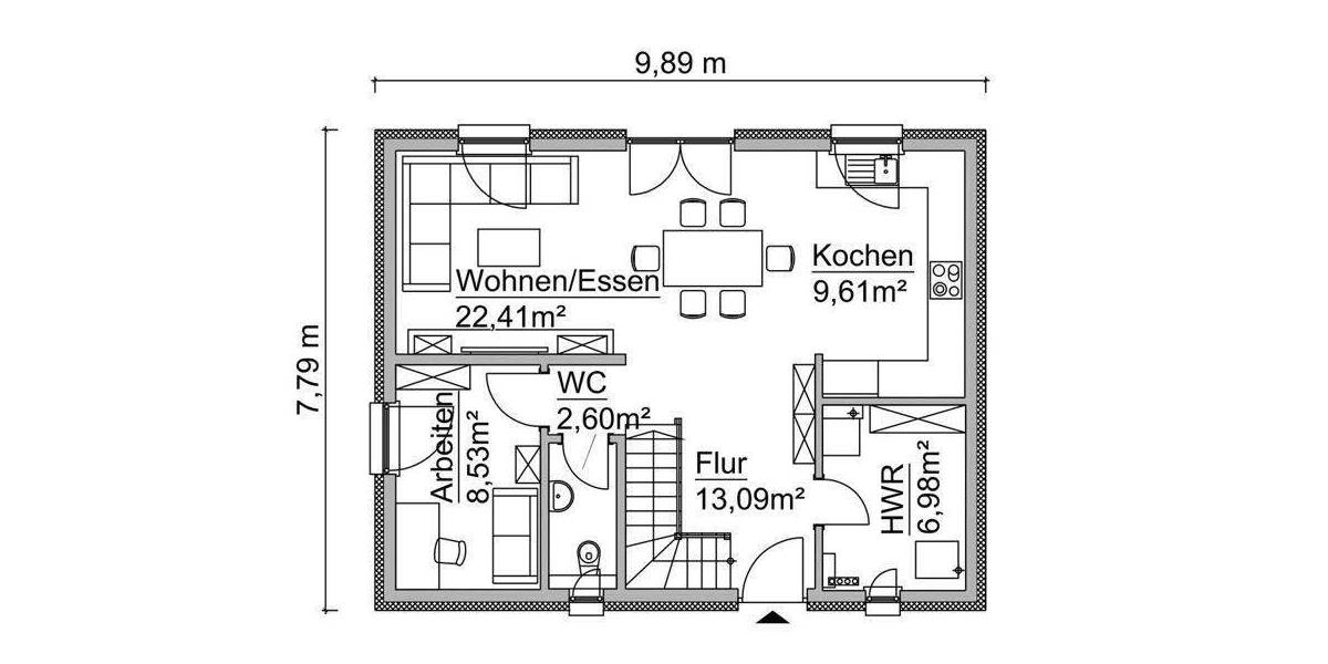 Einfamilienhaus Bad Dürrenberg Nempitz - 5 Zimmer, 120 m&sup2;, 299.310&euro; | Angebot:25738969