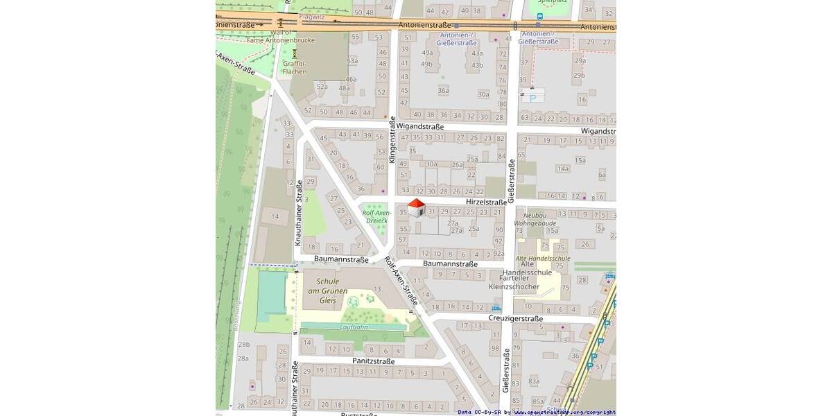 Etagenwohnung Leipzig / Kleinzschocher Kleinzschocher - 2 Zimmer, 67 m&sup2;, 165.000&euro; | Angebot:26472908