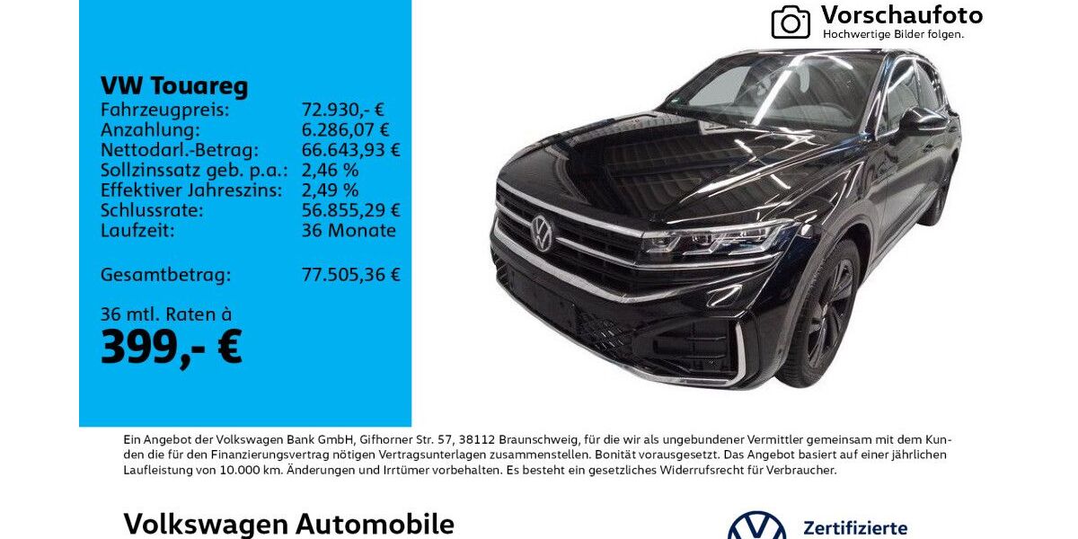 VW Touareg 7.068 km 72.930 &euro; Leipzig 04277