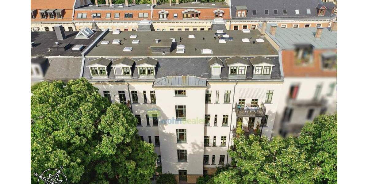 Etagenwohnung Leipzig Zentrum-Nordwest - 3 Zimmer, 77 m&sup2;, 327.000&euro; | Angebot:25707737