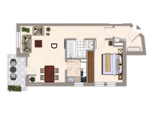 Etagenwohnung Leipzig - Lindenthal Lindenthal - 2 Zimmer, 55 m&sup2;, 110.000&euro; | Angebot:26699535